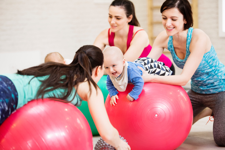Cvičenie s deťmi 6 - 12 mesiacov