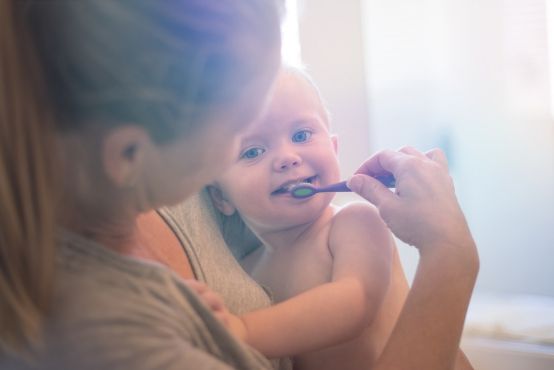 Čistenie zubov u detí